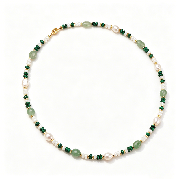Dopamine Multicolor Freshwater Pearl Necklace