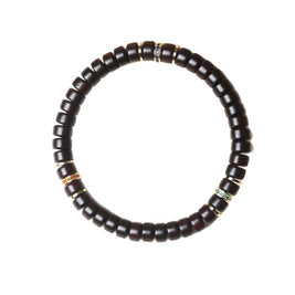 Sandalwood Pill Bead Mala Bracelet