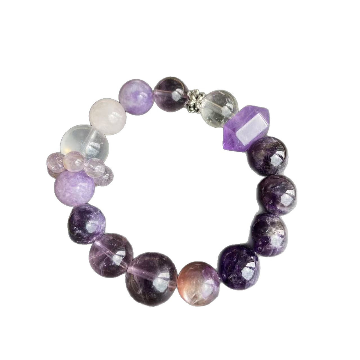 Grape Vineyard Natural Amethyst Bracelet
