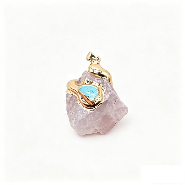 Raw Crystal DIY Pendant Components