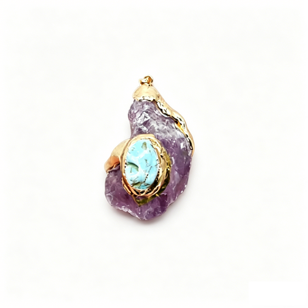 Raw Crystal DIY Pendant Components