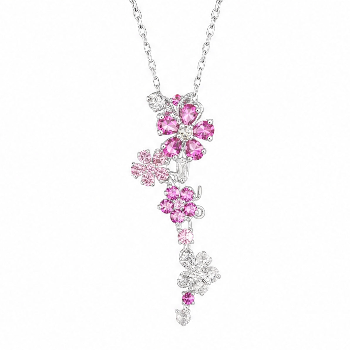 Huayuemei Red Corundum Zircon Bracelet