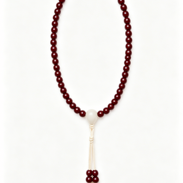 Cinnabar 108 Mala Beads