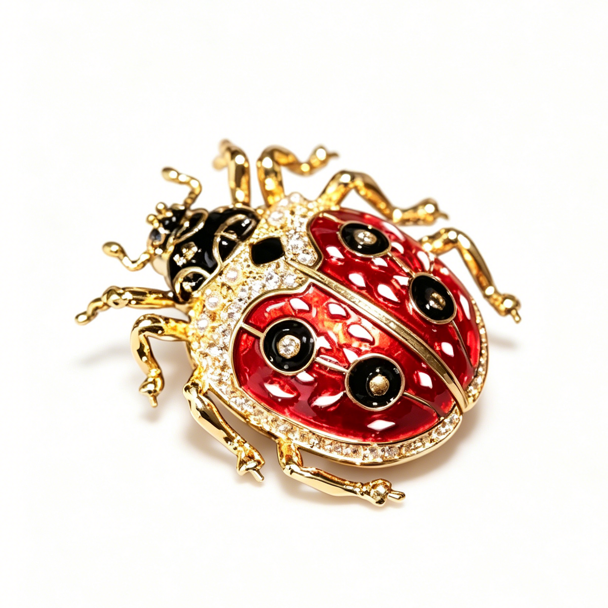 Vintage Siberian Beetle Brooch