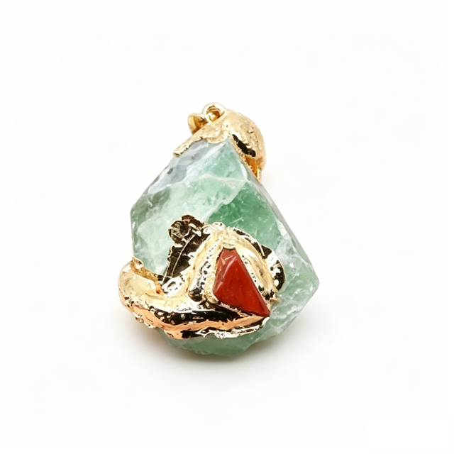 Raw Crystal DIY Pendant Components