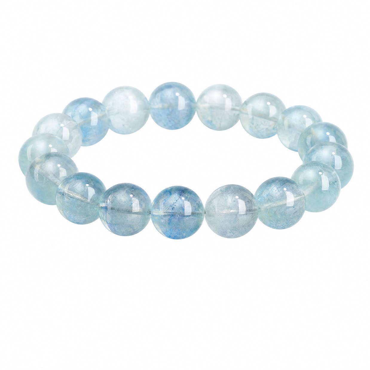 Jiuxu Natural 7A Mint Green Crystal Bracelet
