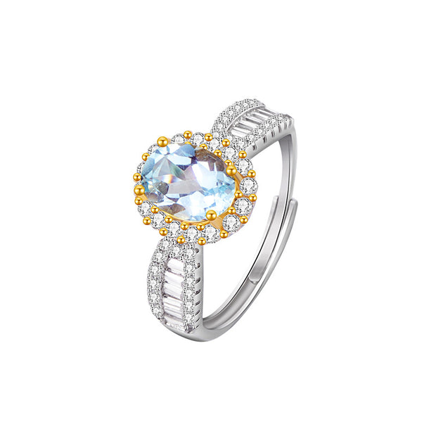 Multi-Gem S925 Silver Ring