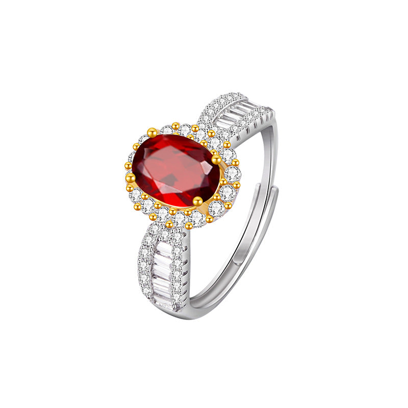 Multi-Gem S925 Silver Ring