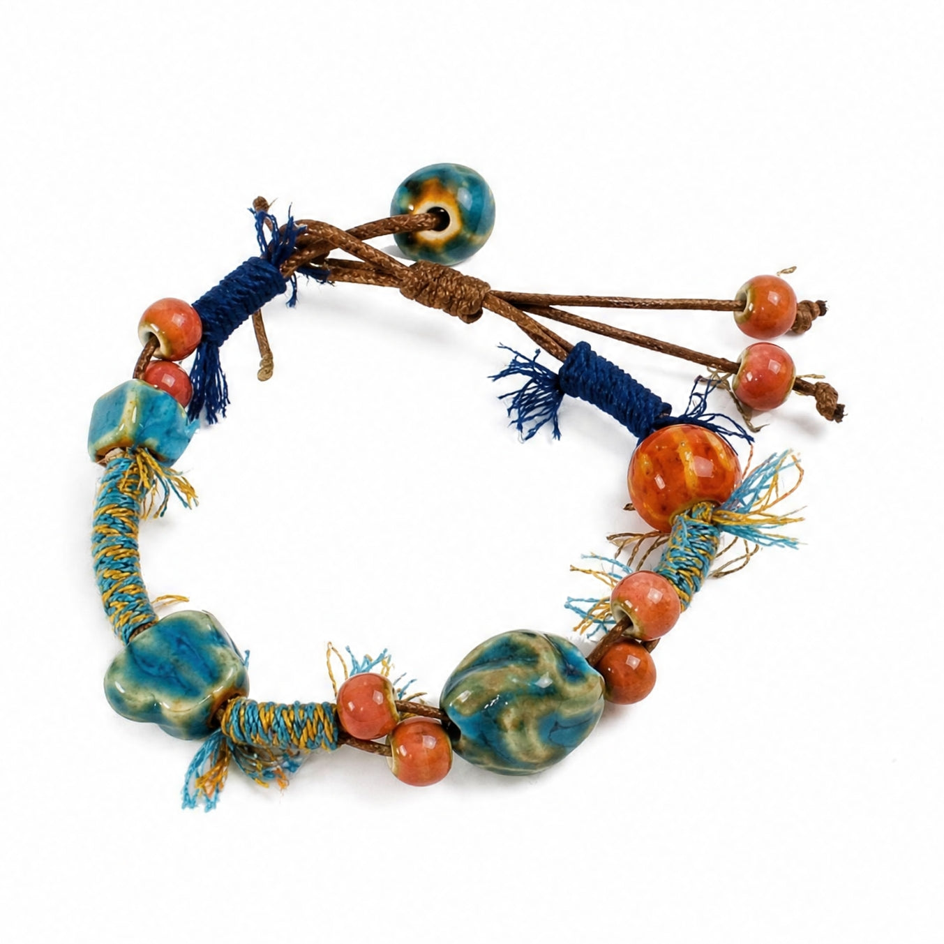 Jingdezhen Handwoven Tibetan Style Bracelet
